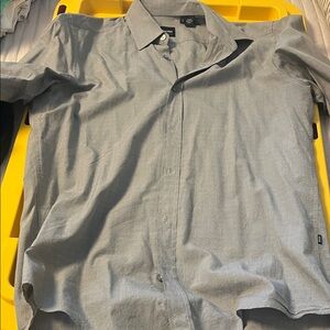 Hugo Boss Gray Casual Button-Down Shirt